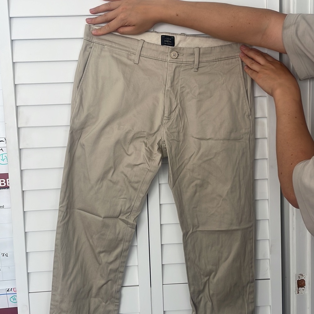 J. Crew Men’s Trousers in Khaki